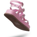 Sandália Papete Flatform Feminina Em Napa Tutti Frutti 183070