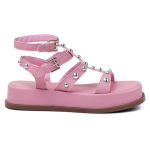 Sandália Papete Flatform Feminina Em Napa Tutti Frutti 183070