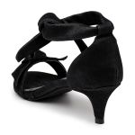 Sandália Feminina Salto Baixo 180170 Nobucado Preto