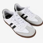 Tenis Retro em Couro Legítimo Branco