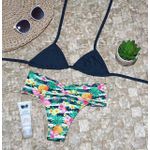 Conjunto Lipo Listras Floral 