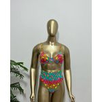 Conjunto Bahamas Hot Pants Oncinha Colorida