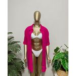 Saída de Praia Chemise Rosa