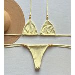 Conjunto Lacinho Miçangas 