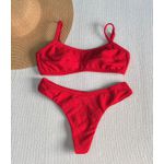 Conjunto Mel Semi Fio Vermelho