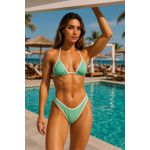 Conjunto Califórnia Bicolor Semi Fio 