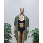 Saída de Praia Chemise Verde 