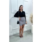 SAIA CURTA FEM DRAPE JULIANA REF:599