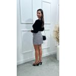 SAIA CURTA FEM DRAPE JULIANA REF:599