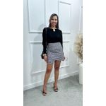 SAIA CURTA FEM DRAPE JULIANA REF:599