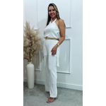 Macacão Longo Maia plissado Ref:3472