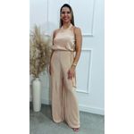 Macacão Longo Maia plissado Ref:3472