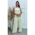 Macacão Longo Maia plissado Ref:3472