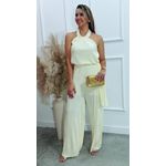 Macacão Longo Maia plissado Ref:3472