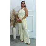 Macacão Longo Maia plissado Ref:3472