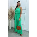 Macacão Longo Maia plissado Ref:3472