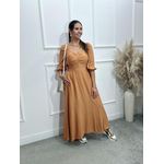 Vestido longuete Poliana manga 3/4 Ref:3551