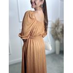 Vestido longuete Poliana manga 3/4 Ref:3551