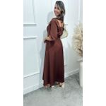 Vestido longuete Poliana manga 3/4 Ref:3551