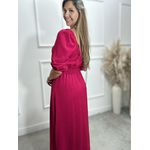 Vestido longuete Poliana manga 3/4 Ref:3551