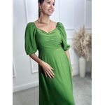 Vestido longuete Poliana manga 3/4 Ref:3551