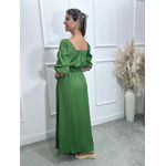 Vestido longuete Poliana manga 3/4 Ref:3551