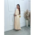 Vestido longuete Poliana manga 3/4 Ref:3551