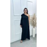 Vestido Flor um ombro só Ref:3634