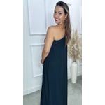 Vestido Flor um ombro só Ref:3634