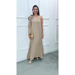 Vestido Flor um ombro só Ref:3634