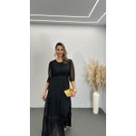 VESTIDO LONGO FEM NATALIA TULE REF 3776