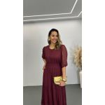 VESTIDO LONGO FEM NATALIA TULE REF 3776