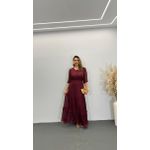 VESTIDO LONGO FEM NATALIA TULE REF 3776