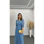 VESTIDO LONGO FEM NATALIA TULE REF 3776