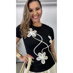 Blusa T-Shirt Flor Ref: 3790