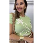 Blusa T-Shirt Flor Ref: 3790