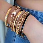 Bracelete corrente fino 
