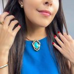 Choker aro passador tiffany