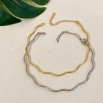 Choker aro ondulada