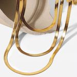 Choker fita ouro