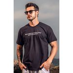 Camiseta Masculina Básica Preta 100% Algodão