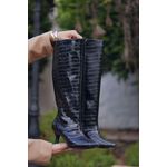 SUZY - BOTA CROCO PRETA