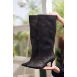 NINA - BOTA NOBUCK PRETA