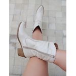 BOTA WESTERN LUNA EM COURO 