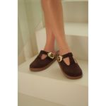 PIETRA - CLOG CAMURÇA MARROM