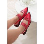 SLINGBACK SAPATILHA VERMELHA JADE