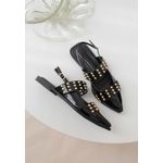 SLINGBACK SAPATILHA PRETA JADE
