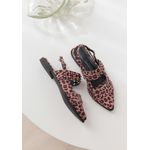 SLINGBACK SAPATILHA ONÇA JADE
