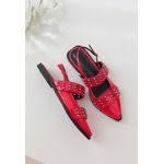 SLINGBACK SAPATILHA VERMELHA JADE