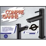 KIT NIVUS 66 COM BANCADA E ESPELHO BRANCO + UMA TORNEIRA GRÁTIS